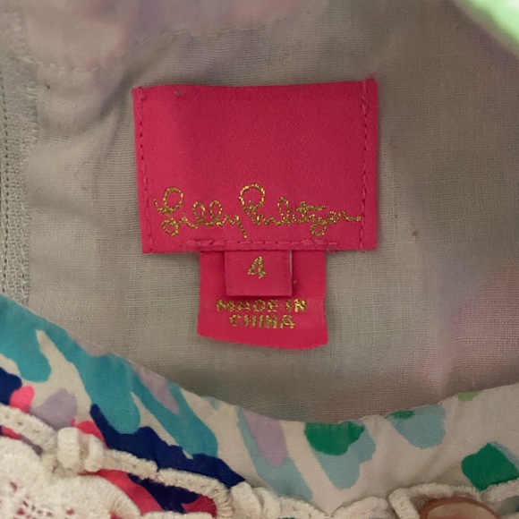 Little girls size 4 lily pulitzer dress - Picture 2 of 4